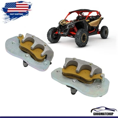 For Can-Am Maverick X3 Turbo 17-22 Rear Brake Calipers & Sintered Pads - Изображение 1 из 4