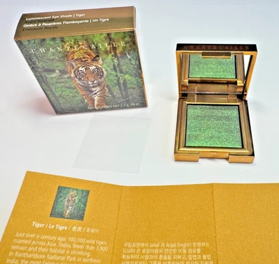 BNIB Chantecaille Ltd Ed India's Species Tiger Eyeshadow in Shade Regal Emerald - Image 1 of 4