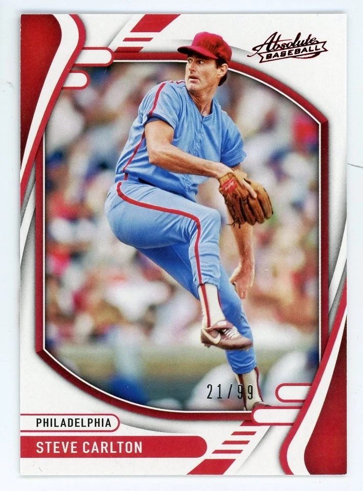 Panini Absolute Steve Carlton 2022 rojo #87 #/99 Phillies Foto 1 de 1
