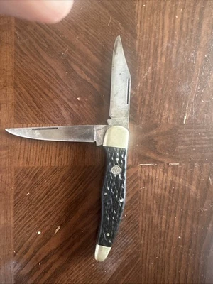 Tree Brand Boker Slinger German Two Blade Pocket Knife - Image 1 of 4