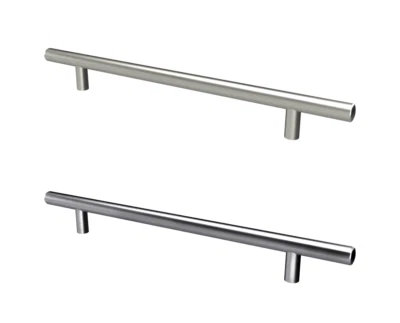 Möbelgriff aus Metall | 14 Größen Ø12 | Relinggriff Schubladengriff Schrankgriff - Bild 1 von 4