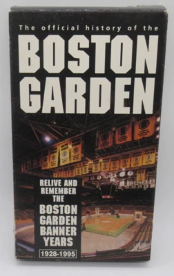 OFFICIAL HISTORY OF THE BOSTON GARDEN - THE BANNER YEARS 1928-1995 VHS VIDEO - Image 1 of 2