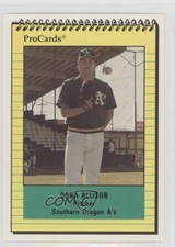 1991 ProCards Southern Oregon A's Anniversary Dana Allison #SOA19 Rookie RC