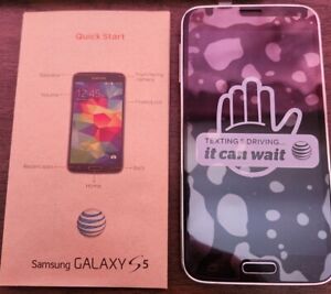 Samsung Galaxy S5 SM-G900A - 16GB - Charcoal Black (AT&T) Smartphone & Otterbox