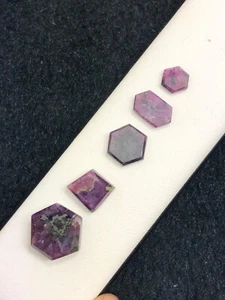 19.50ct Beautiful Natural Corundum Ruby Slice Best Handmade Pieces From Pakistan - Picture 1 of 6