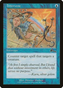 4x Intervene - LP - Urza's Legacy - SPARROW MAGIC mtg - Foto 1 di 1