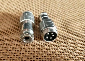 1pcs 5 Pin Male Microphone Panel Chassis Connector for Ham Radio ,B5P - Picture 1 of 1