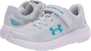 Under Armour Inseguimento Unisex Pre School 2 AC Halo Grigio/Bianco Taglia 3Y Nuovo - Foto 1 di 20