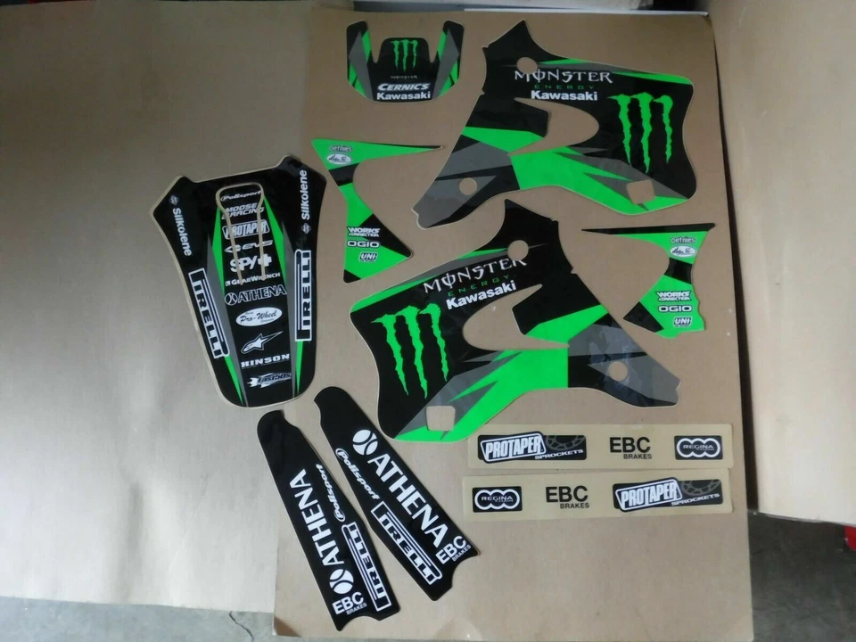 PRO CIRCUITO TEAM KAWASAKI GRAPHICS KX125 KX250 1994 1995 1996 1997 1998 Foto 1 de 1