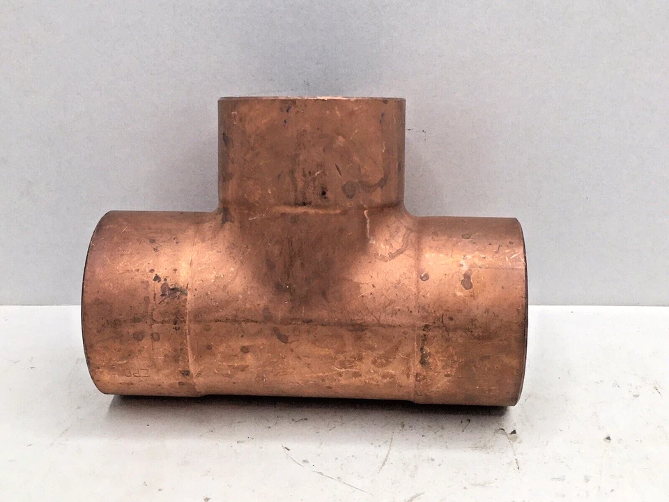 2-1/2" Copper Tee CxCxC Sweat Plumbing Fitting *Lot of (3)* - Image 1 of 1