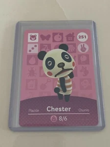 Carta Amiibo Chester # 251 Animal Crossing Orizzonti Serie 3 come nuova mai scansionata! - Foto 1 di 1