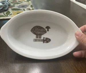 Vintage Kaj Franck Mushroom Casserole 8” Dish Arabia Finland MCM HTF Ceramic - Picture 1 of 8