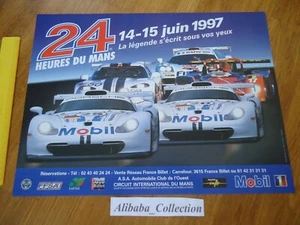 POSTER ORIGINAL ** 24 HEURES DU MANS 1997 ** AFFICHE ACO LE 24H - Picture 1 of 3