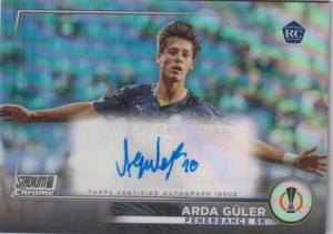ARDA GULER REFRACTOR RC AUTO 2023 TOPPS STADIUM CLUB CHROME UEFA