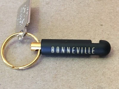 NOS Pontiac Bonneville Keychain, Vintage Sedan Convertible Coupe Accessory - Image 1 of 4