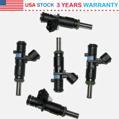 5PCS Fuel Injector For Volkswagen 2007-2017 Jetta 2012-14 Passat 2008-17 Beetle - Imagem 1 de 4
