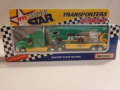 NASCAR 1995 STEVE KINSER #26 Matchbox Super Stars Transporters Series II QUAKER - Image 1 of 4