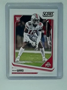 Denzel Ward 2018 Score Football - RC #332 - Ohio State Buckeyes - Picture 1 of 2