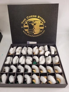 The Chess Store 3 Zoll Ebenholz Holz Schachfiguren Set (Box #2) - Bild 1 von 7