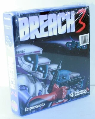 1995 Breach Impressions PC Computer Game New Sealed Big Box MS DOS 3.31 Omnitren - Image 1 of 4