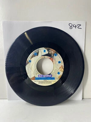 Boy George Everything I Own/Use Me 7" Vinyl Single 45 RPM 80s Pop Record — 第 1/2 张图片