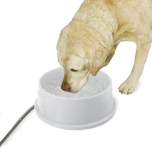 Thermal-Bowl Heated Water Bowl for Cats & Dogs Outside, Safety Listed Outdoor He - Picture 1 of 12