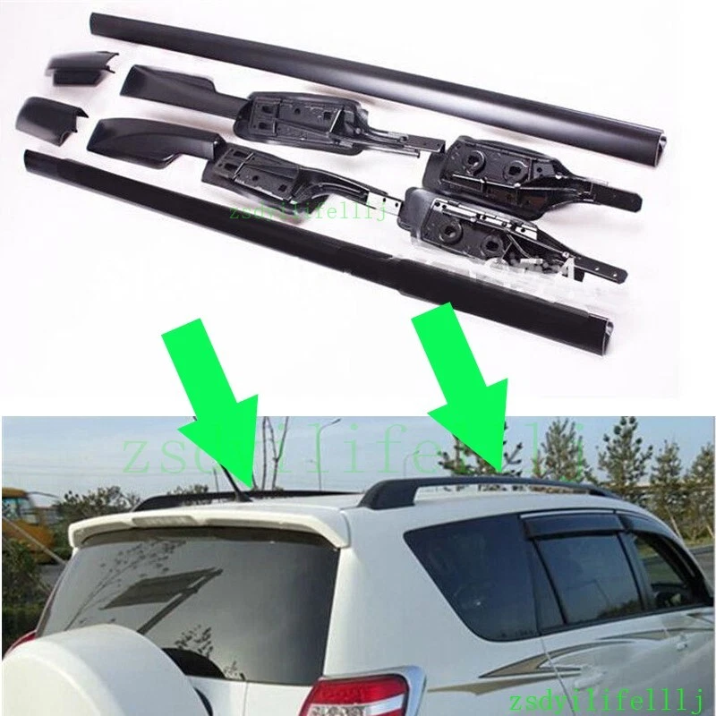 1Set For Toyota RAV4 2009 2010 2011 2012 Car Upper Roof Rack Black Holder Frame - Image 1 of 1