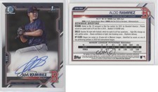 2021 Bowman Chrome Prospect Auto Aldo Ramirez #CPA-ARA Auto