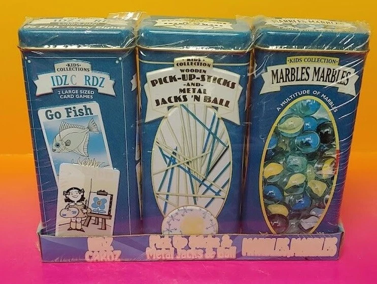 Cardinal Kids Games - Go Fish-Crazy Eights/Pick Up Sticks-Jacks n Ball/Marbles  - Image 1 of 1