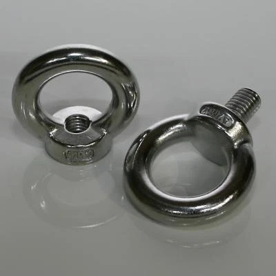 Ringschrauben Ringmuttern Edelstahl A2 V2A DIN 580 u. 582 M 6 M 8 M 10 M 12 M 16 - Bild 1 von 2