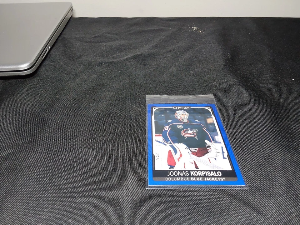 #431 Jonas Korpisalo blue border - Image 1 of 1