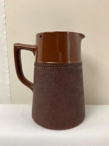 Vintage Langley Brown Ceramic Cream Holder Jar/Cup/Jug Made in England Pottery - Picture 1 of 12
