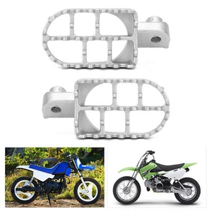 Aluminium Motorcycle Footpegs Foot Rest Pedal Fits For Kawasaki KLX110 KLX11 SLS - Picture 1 of 12