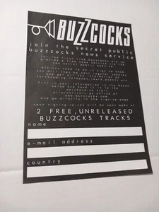 Buzzcocks - Join The Mail Service - A5 Single Sided Flyer - Punk - Bild 1 von 1