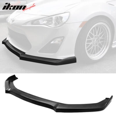 Fits 13-16 Scion FR-S GT2 Style Front Bumper Lip Spoiler Unpainted Black PU Foto 1 de 4