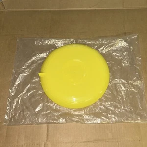 Vintage Unmarked Light-Up 10.5” Outdoor Yellow Frisbee Concept Prototype WORKS - Picture 1 of 5