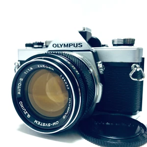 🍙Exc+5🍙Olympus OM-1 Silver Body w/G.Zuiko Auto-S 50mm f1.4 lens from Japan - Picture 1 of 20
