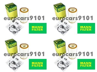 Juego de 4 filtros de aceite de motor Mercedes-Benz C280 Mann HU718/5X 0001802609 Foto 1 de 2