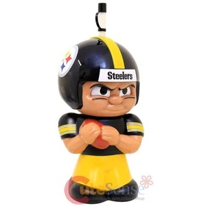 Pittsburgh Steelers Teenymates Big Sip Tumbler NFL Player Figure Bottle 16oz - Picture 1 of 2