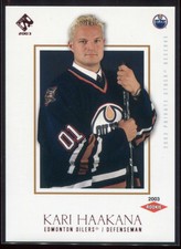 2002-03 Private Stock Reserve Red 61 Hari Haakana Rookie 26/50