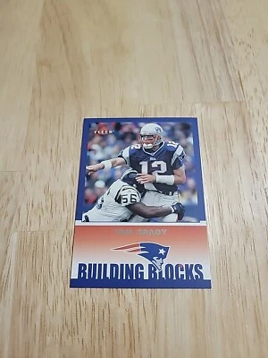2002 Fleer TOM BRADY Building Blocks #256 New England Patriots 2nd Year Card - Image 1 of 4