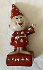 Rare 1970s Insty Prints Wizard Coin Bank Wisconsin Printing Co - Picture 1 of 4