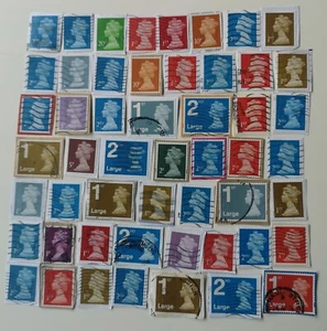 Great Britain Security Machin Definitive Stamps - 50 to 300 Different - Picture 1 of 1
