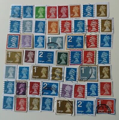 Great Britain Security Machin Definitive Stamps - 50 To 300 Different • 5.45£