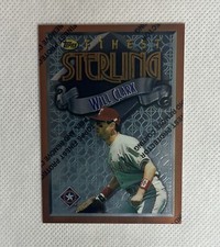 1996 Topps Finest Will Clark #149 Baseball Card Texas Rangers w/ Peel