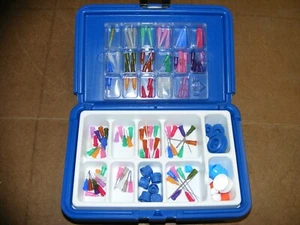 NORDSON EFD Fluid Dispensing Needles Caps Tips Kit Lot (a) - Picture 1 of 3