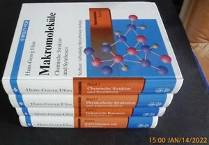Makromoleküle, Band 1 bis 4 von Hans-Georg Elias (988$ Verlag Preis) - Bild 1 von 3