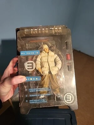 Figura de acción de colección 2001 Art Asylum Eminem My Name Is Eminem rara rap hip hop Foto 1 de 3
