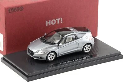 1:43 Ebbro Honda Cr-Z 2010 Grigio-Argento Metallico - Immagine 1 di 3