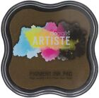 Docrafts Artiste Pigment Ink Pad Stamping High Quality Pad -Chocolate